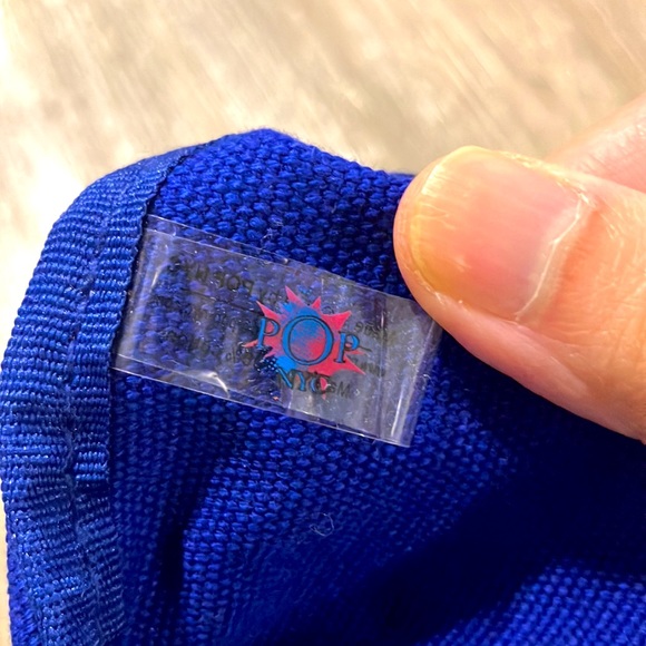 POP NYC BLUE ‘SEAS THE DAY’ TOTE BAG - Picture 7 of 8